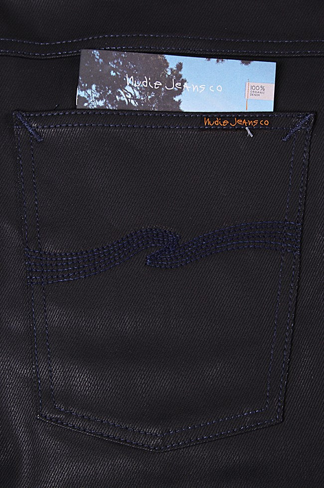 NUDIE JEANS TAPE TED - DRY BLACK INDIGO