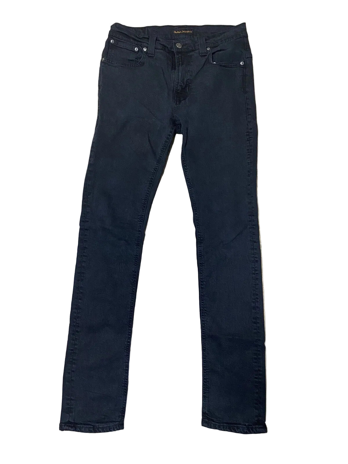 NUDIE JEANS TAPE TED - DRY BLACK INDIGO
