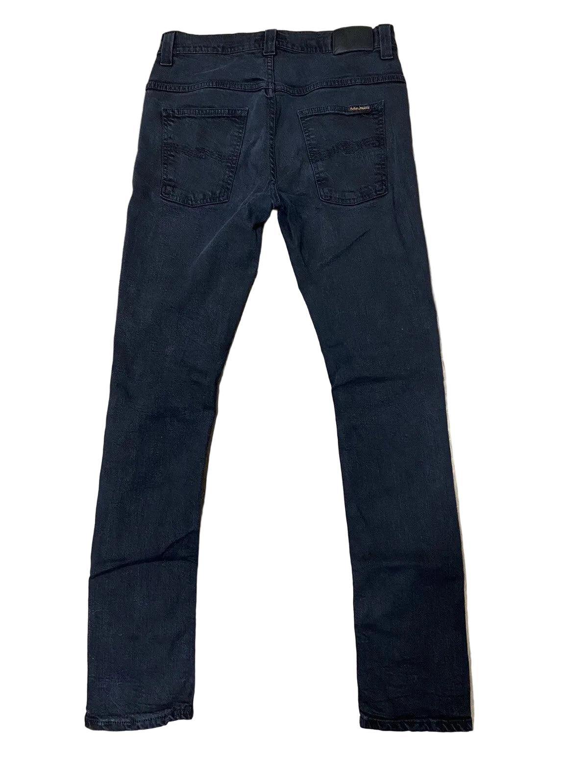 NUDIE JEANS TAPE TED - DRY BLACK INDIGO