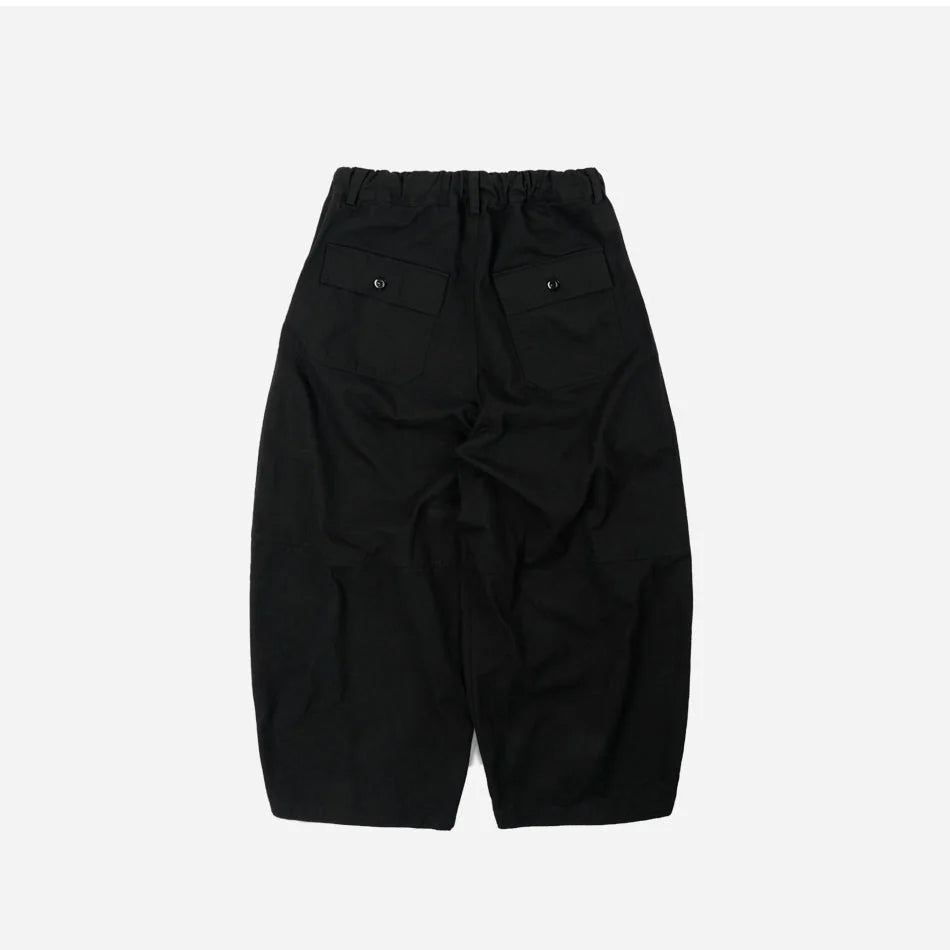 FRIZM WORKS TWILL BALLOON PANTS - BLACK