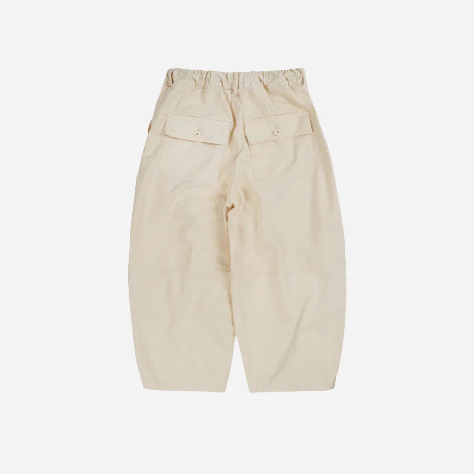 FRIZM WORKS TWILL BALLOON PANTS - IVORY