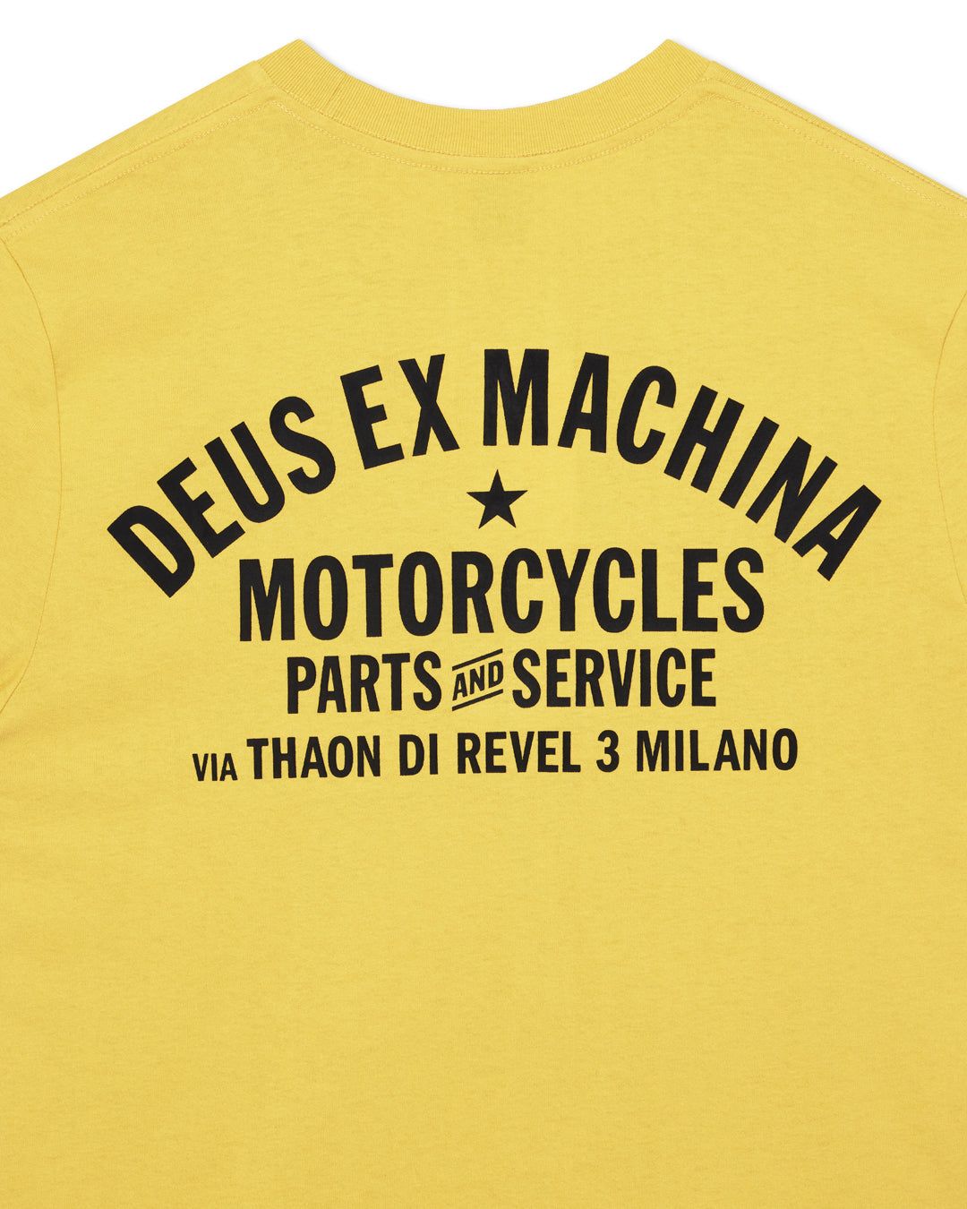 DEUS EX MACHINA MILANO ADDRESS - MIMOSA GOLD