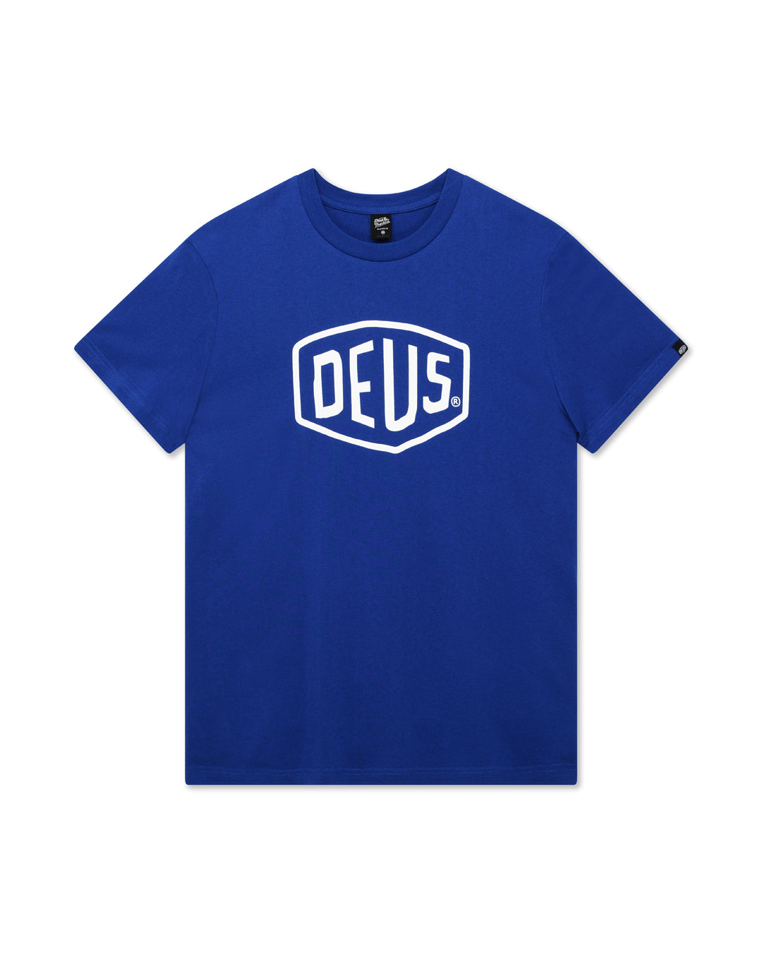 shield-tee-classic-blue|Flatlay