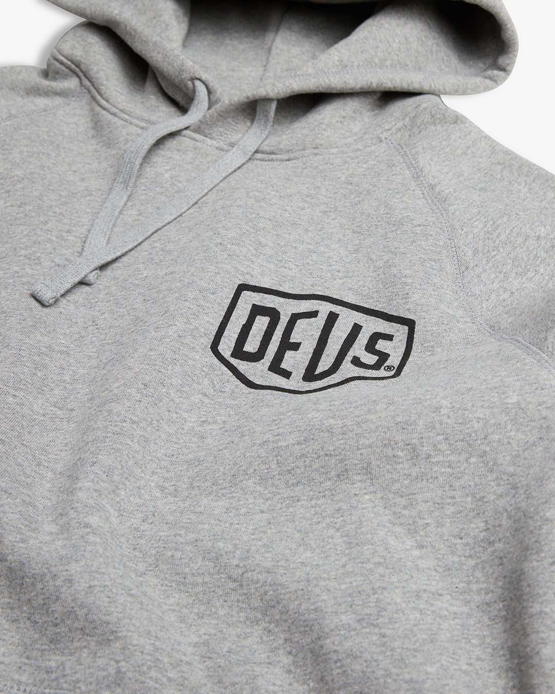 DEUS EX MACHINA VENICE ADDRESS HOODIE - GREY MARLE