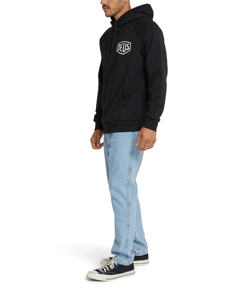 Deus Ex Machina Tokyo Address Hoodie — Black — view 6