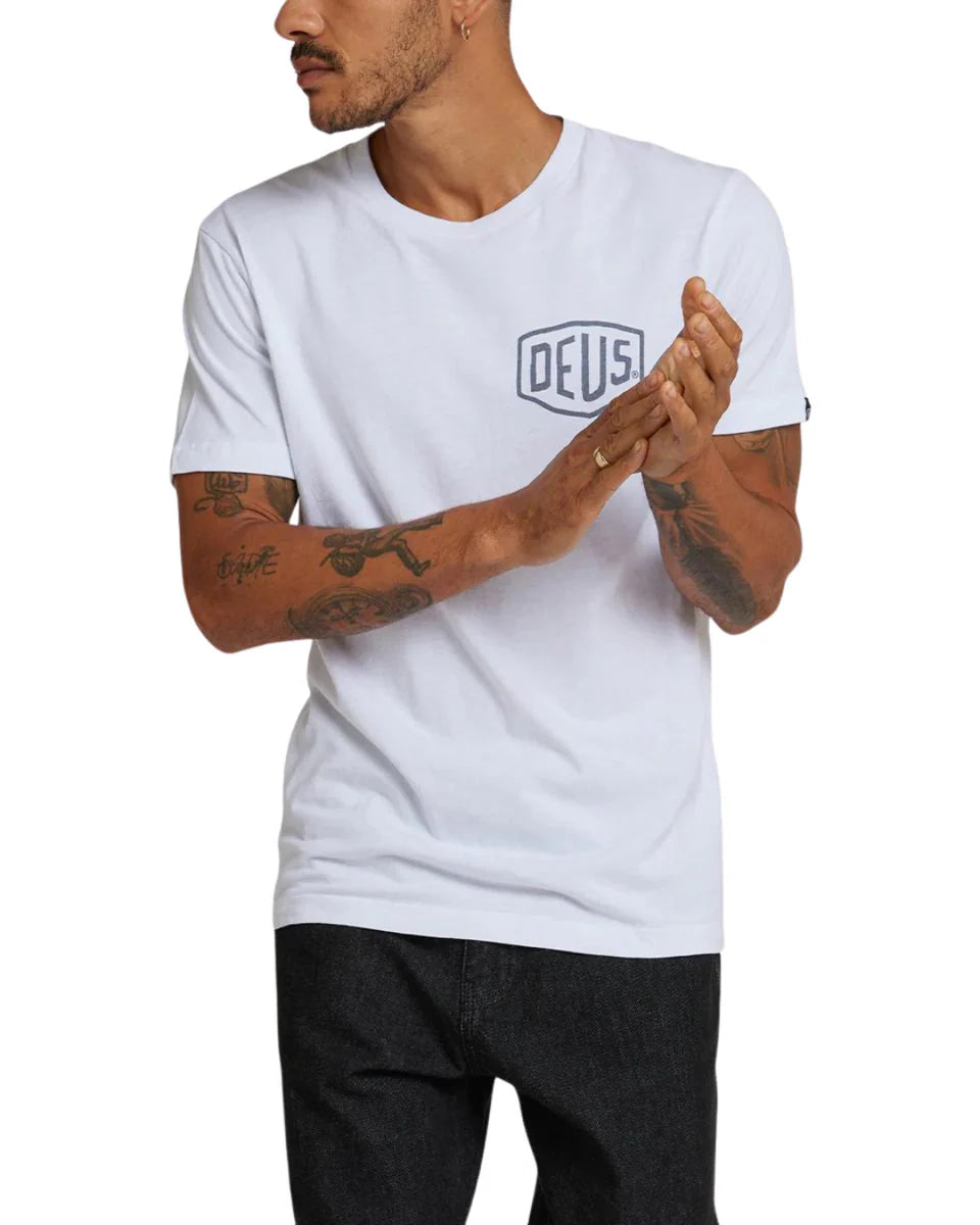 Deus Ex Machina Tokyo Address — White — front view