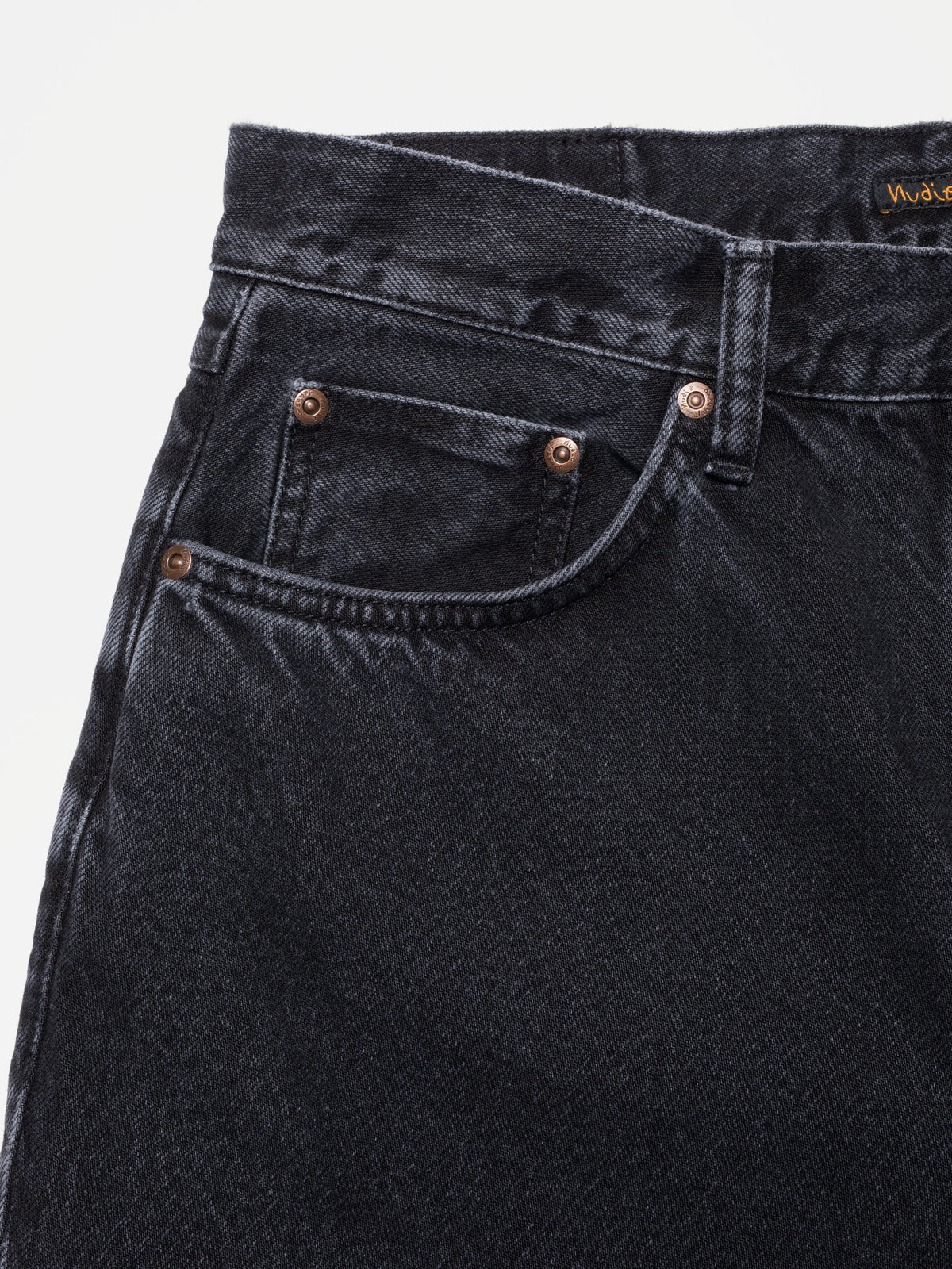 NUDIE JEANS TUFF TONY - BLACK VINTAGE