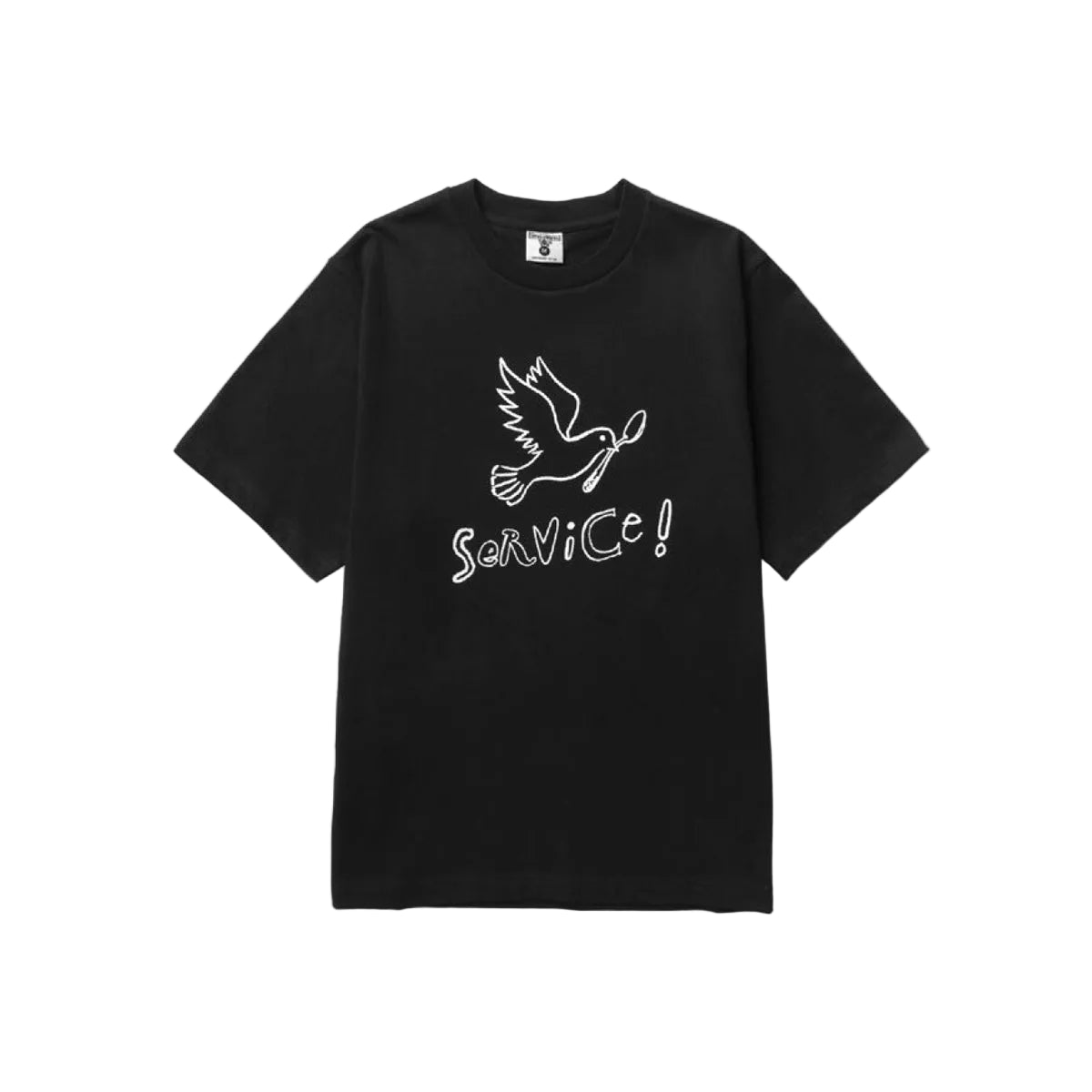 SERVICE WORKS DOVE TEE - BLACK