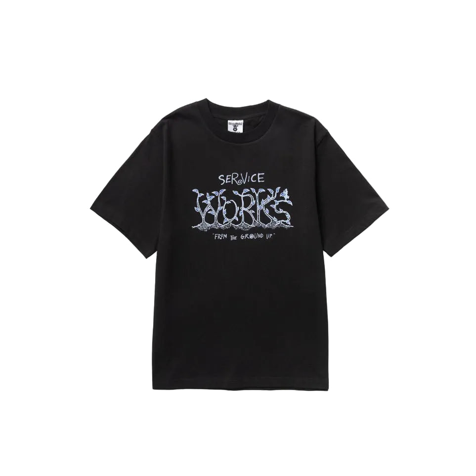 SERVICE WORKS GROUND UP TEE - BLACK