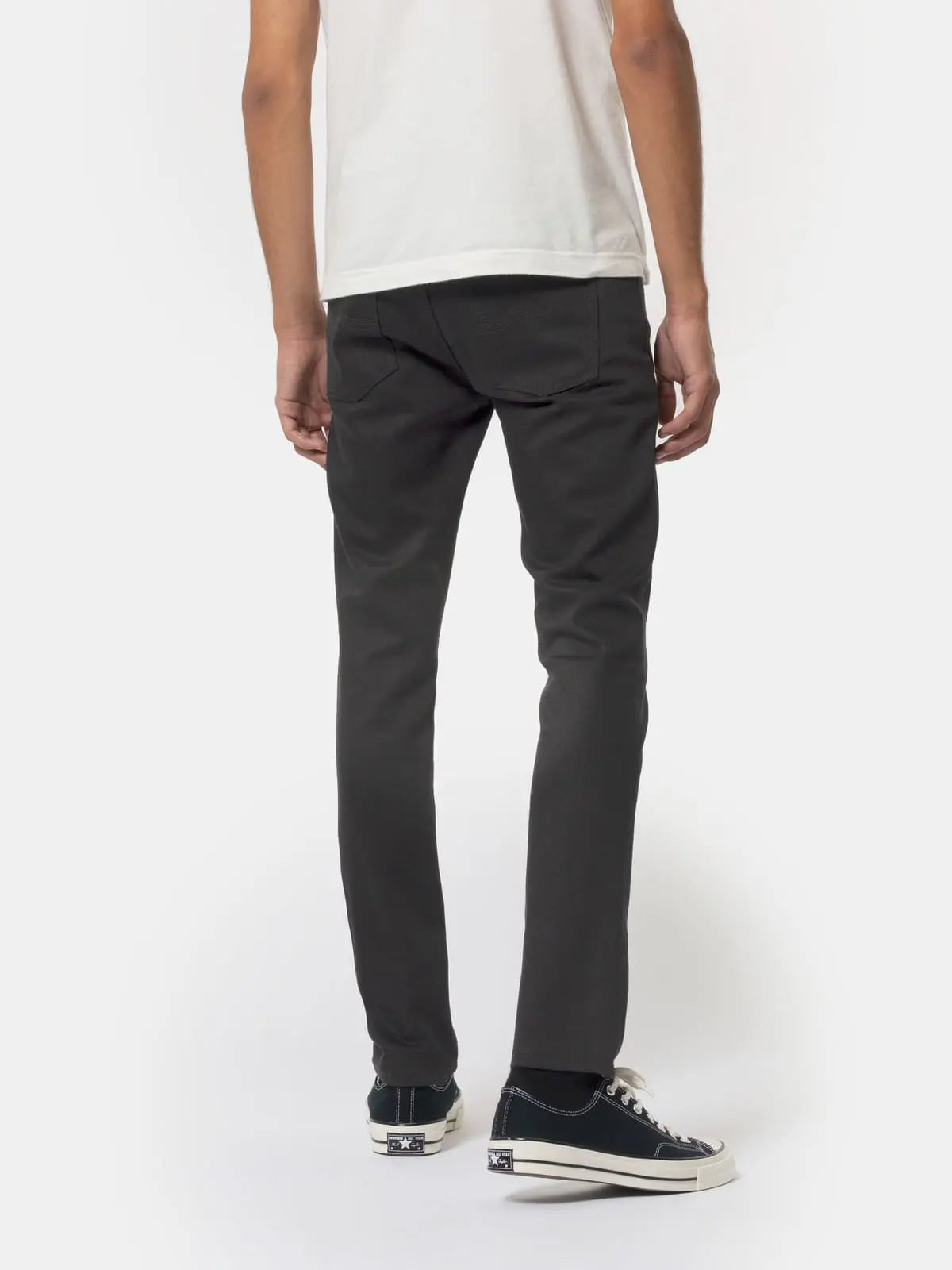 NUDIE JEANS LEAN DEAN - Dry Everblack