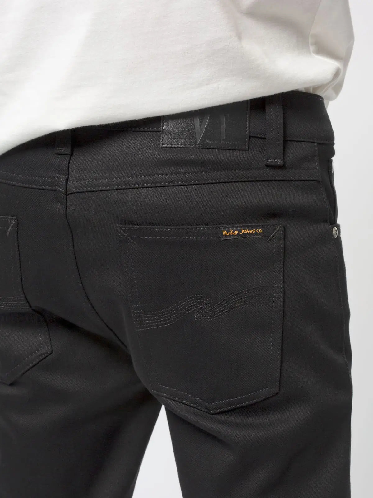 NUDIE JEANS LEAN DEAN - Dry Everblack