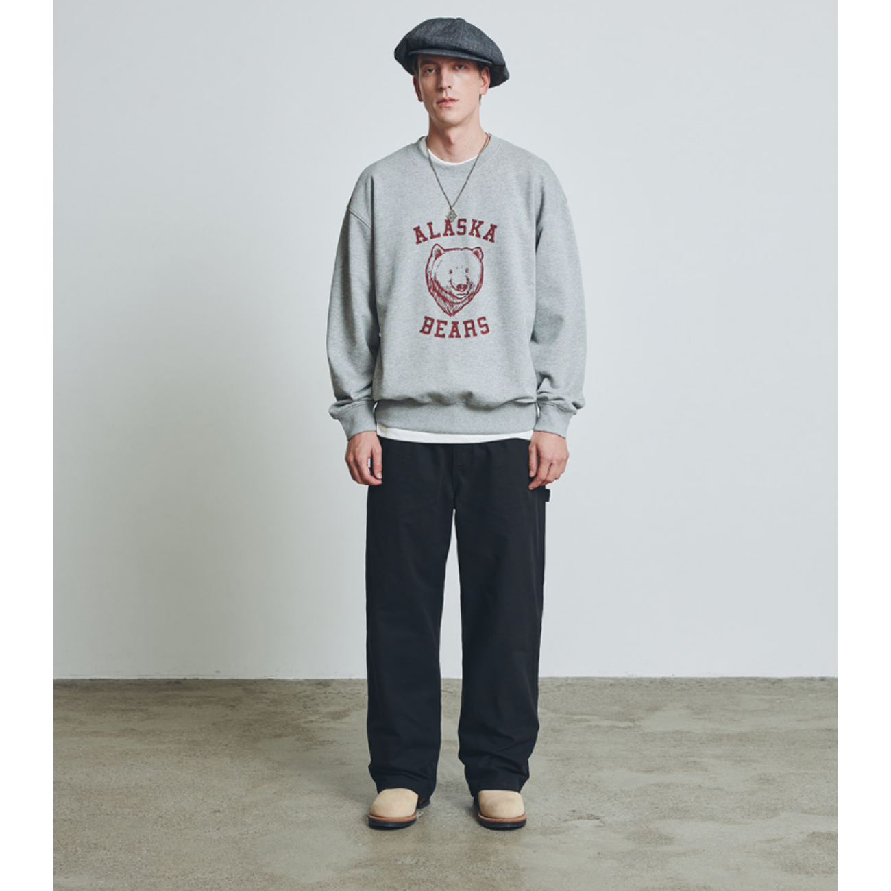 UNIFORM BRIDGE ALASKA BEARS SWEATSHIRTS - 8% MELANGE