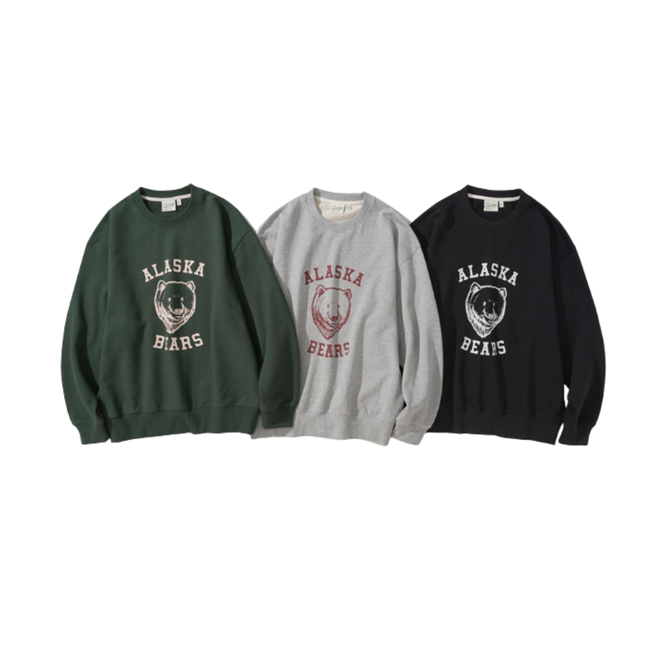 UNIFORM BRIDGE ALASKA BEARS SWEATSHIRTS - 8% MELANGE