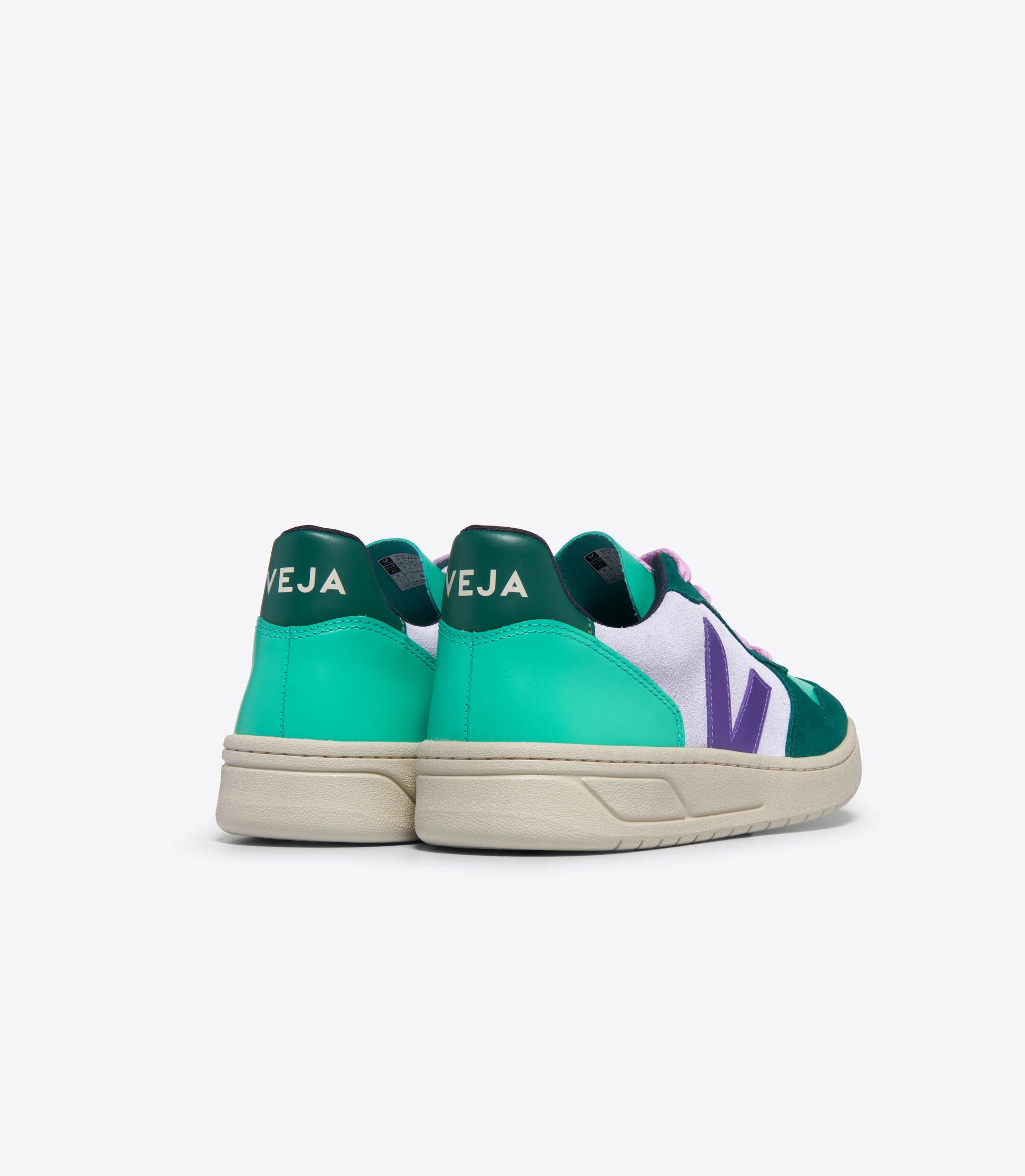 VEJA V-10 SUEDE MULTICO SWAN PURPLE PIERRE