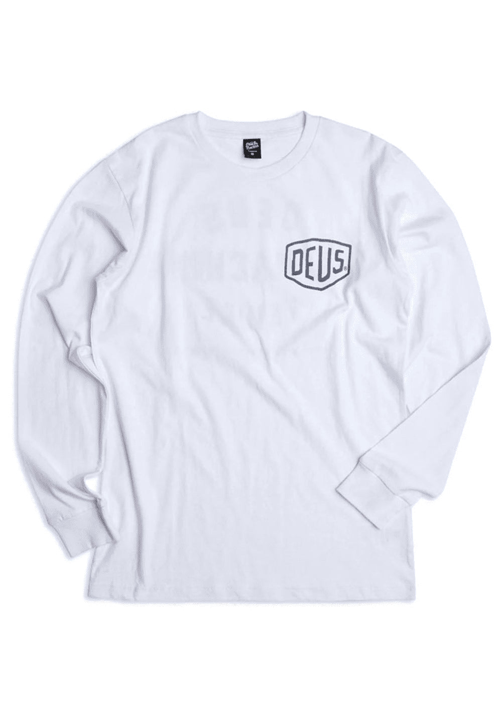 Deus Ex Machina Venice LS T-Shirt — White — front view