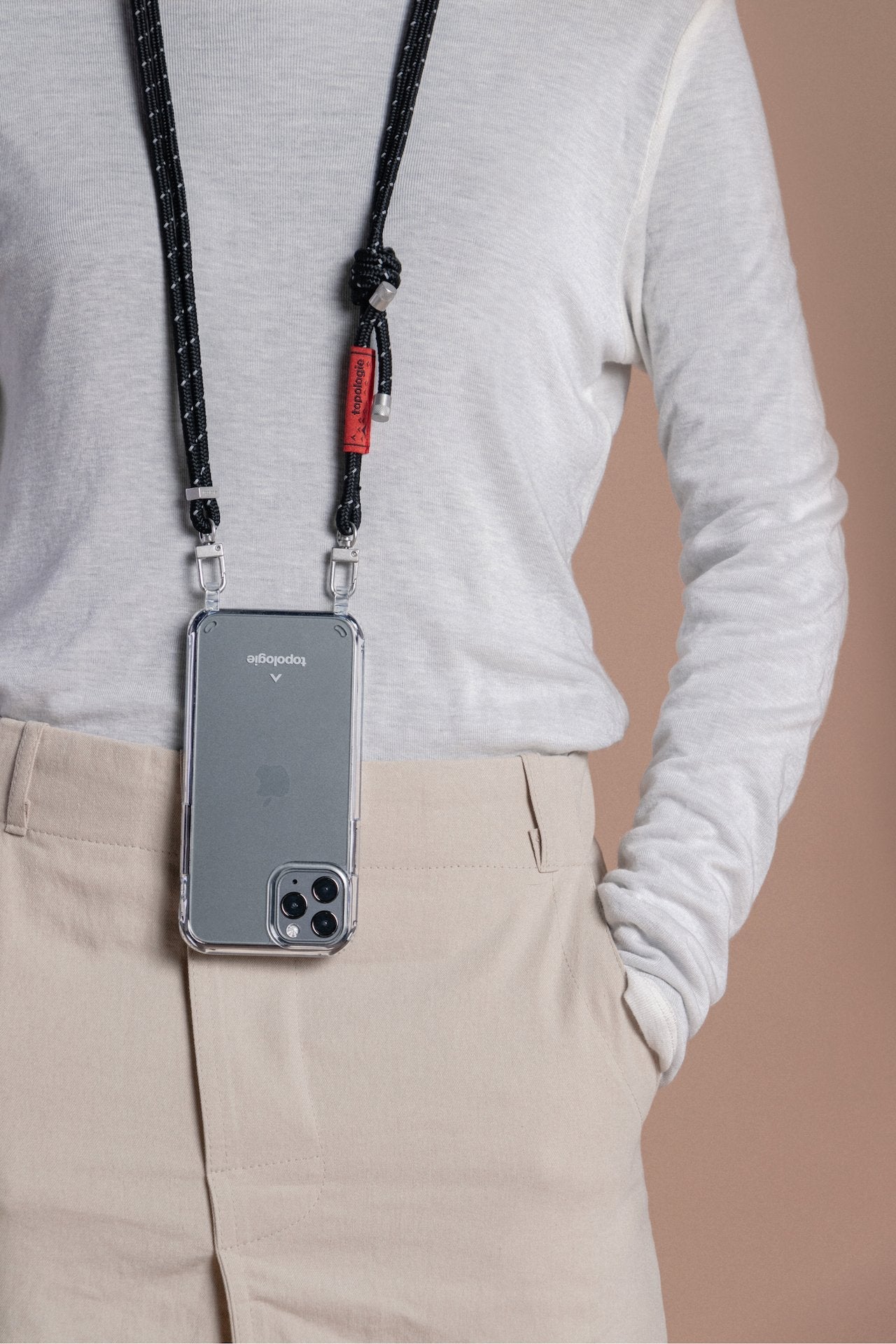 TOPOLOGIE 6.0MM ROPE / BLACK REFLECTIVE