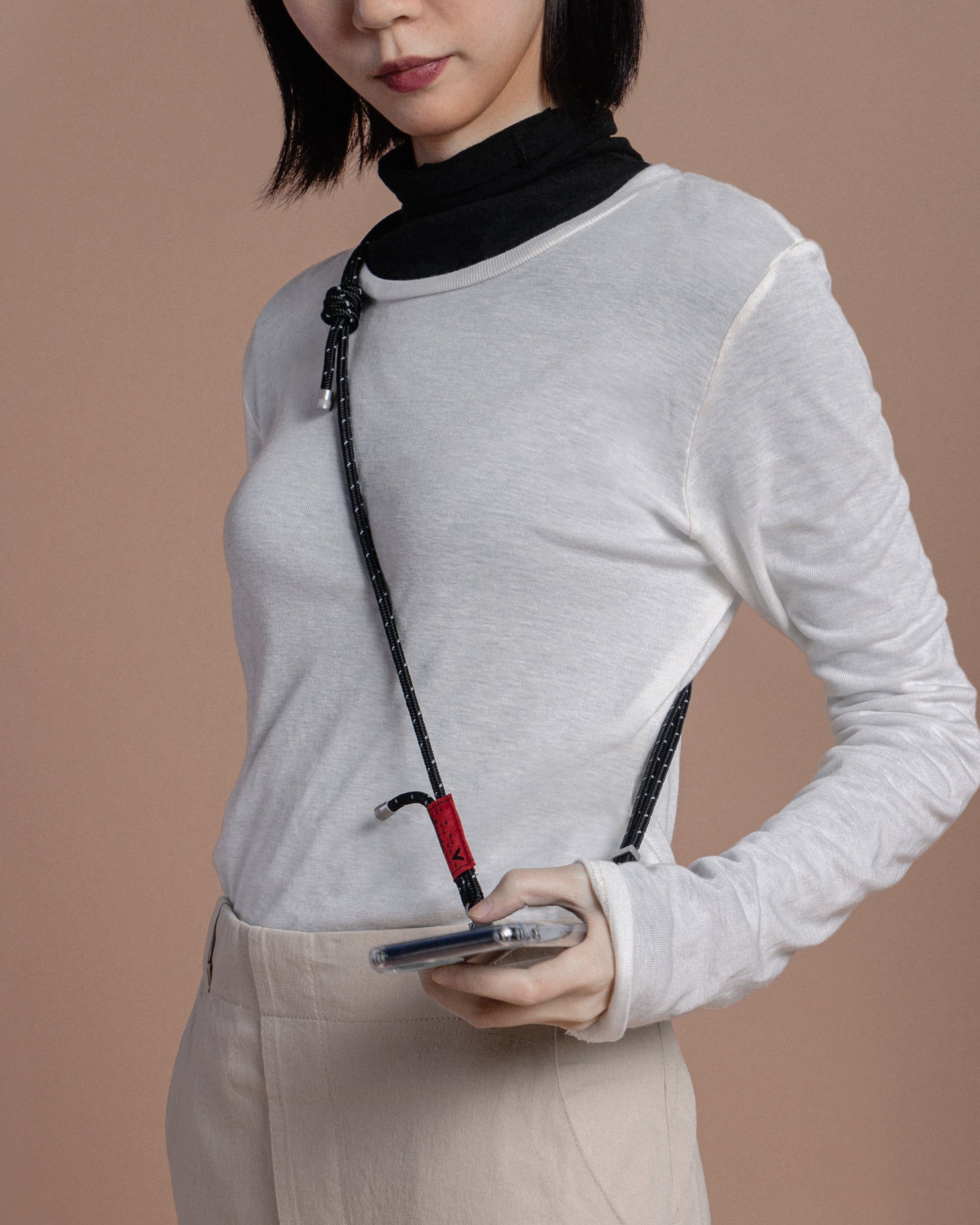 TOPOLOGIE 6.0MM ROPE / BLACK REFLECTIVE