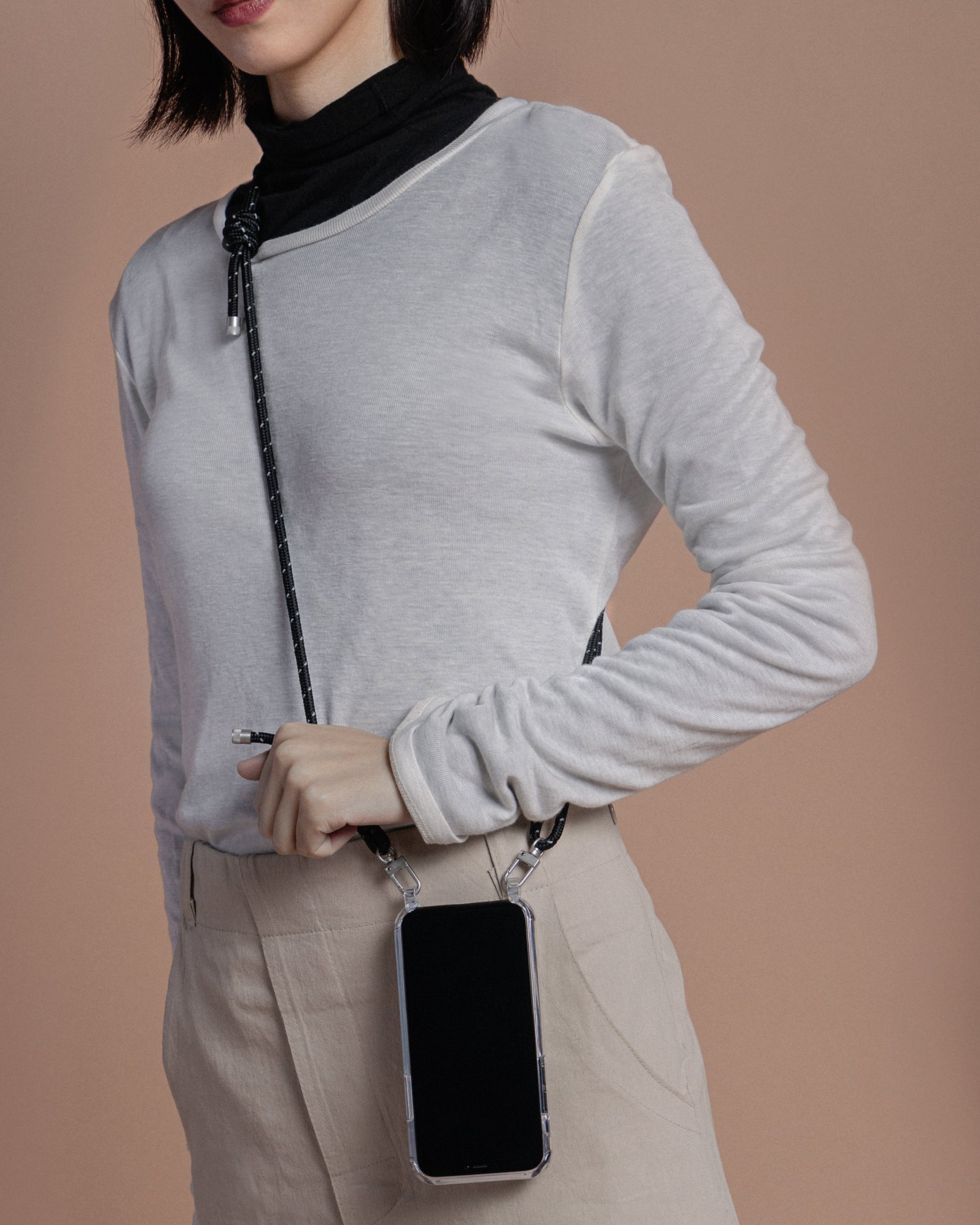 TOPOLOGIE 6.0MM ROPE / BLACK REFLECTIVE