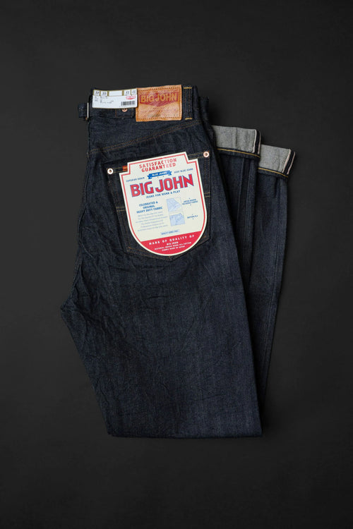 BIG JOHN M103J (001) BUCKAROO RELAX FIT - INDIGO/ONE WASH