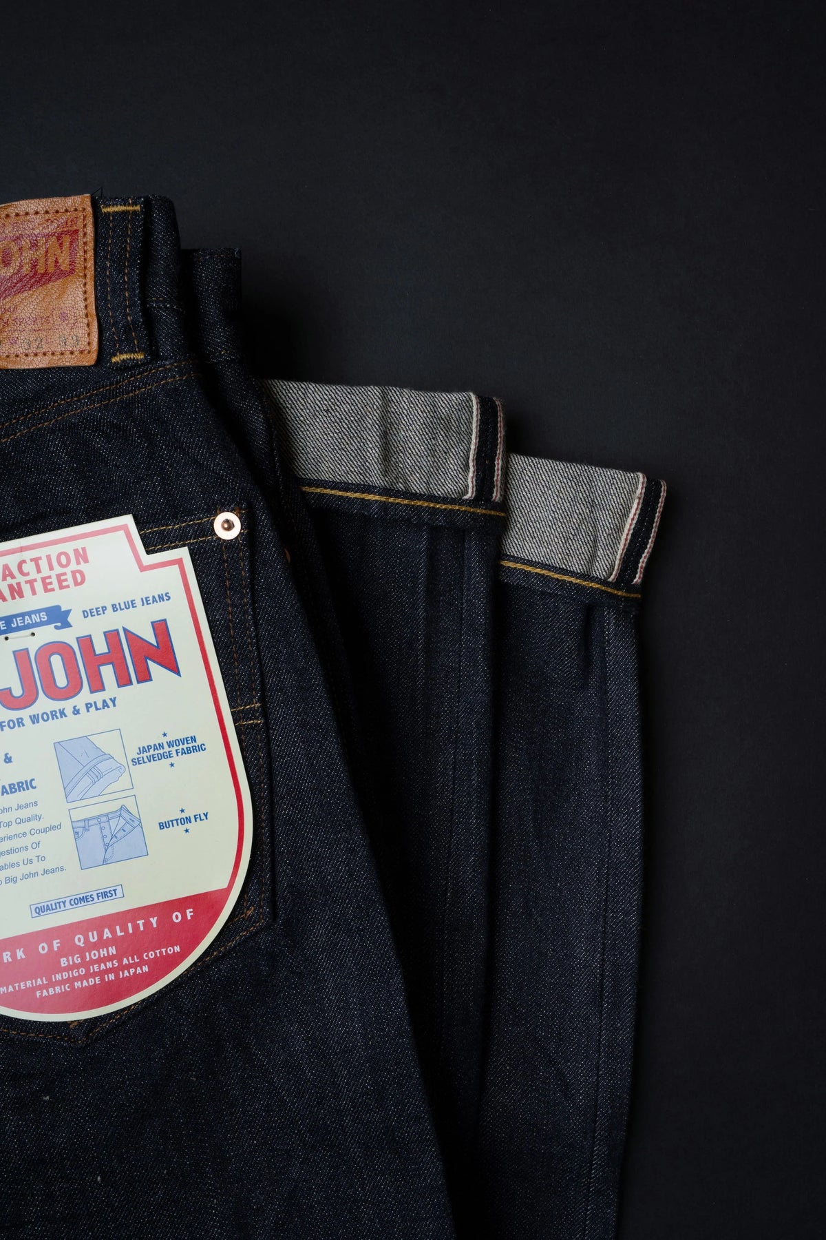 BIG JOHN M103J (001) BUCKAROO RELAX FIT - INDIGO/ONE WASH