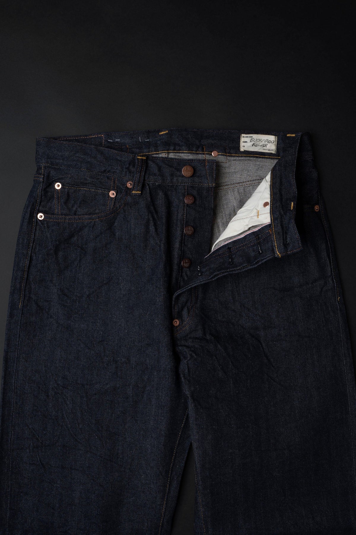 BIG JOHN M103J (001) BUCKAROO RELAX FIT - INDIGO/ONE WASH