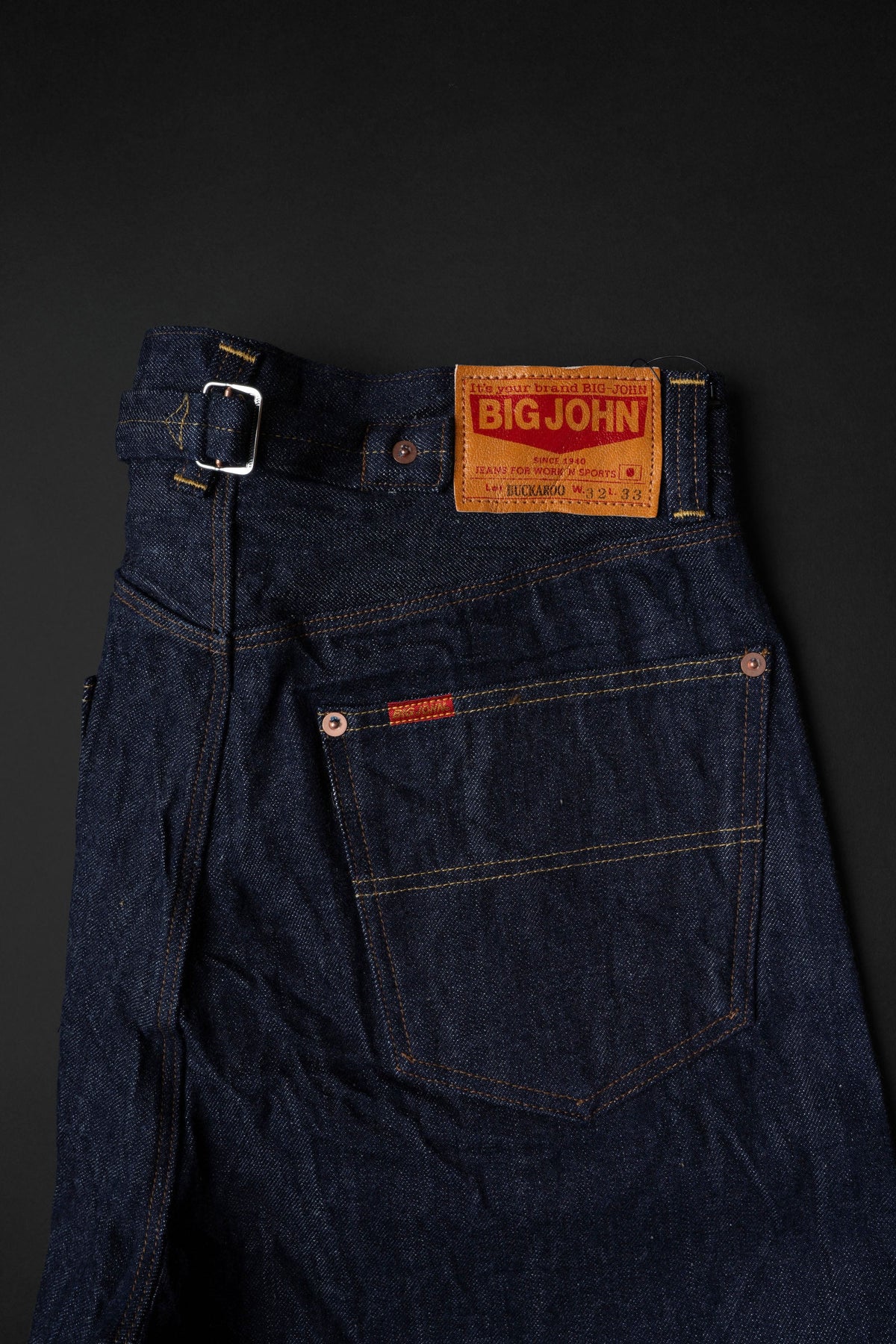 BIG JOHN M103J (001) BUCKAROO RELAX FIT - INDIGO/ONE WASH