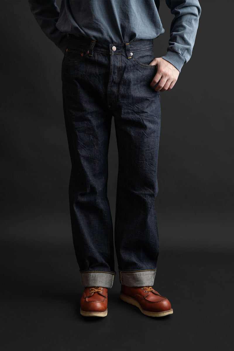 BIG JOHN M103J (001) BUCKAROO RELAX FIT - INDIGO/ONE WASH