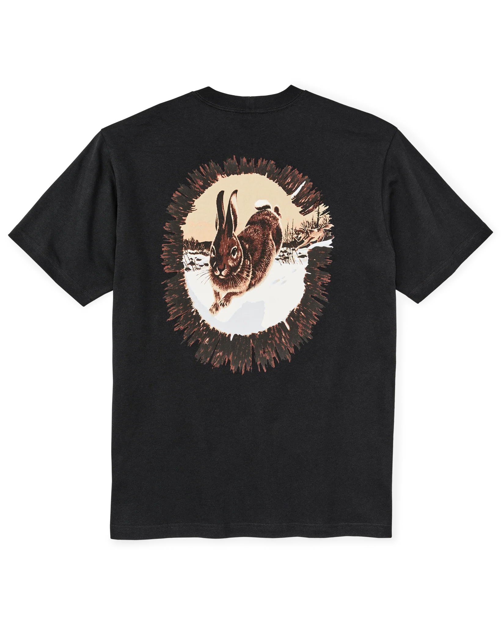Filson Hare Chase Graphic T-Shirt — Black — view 2