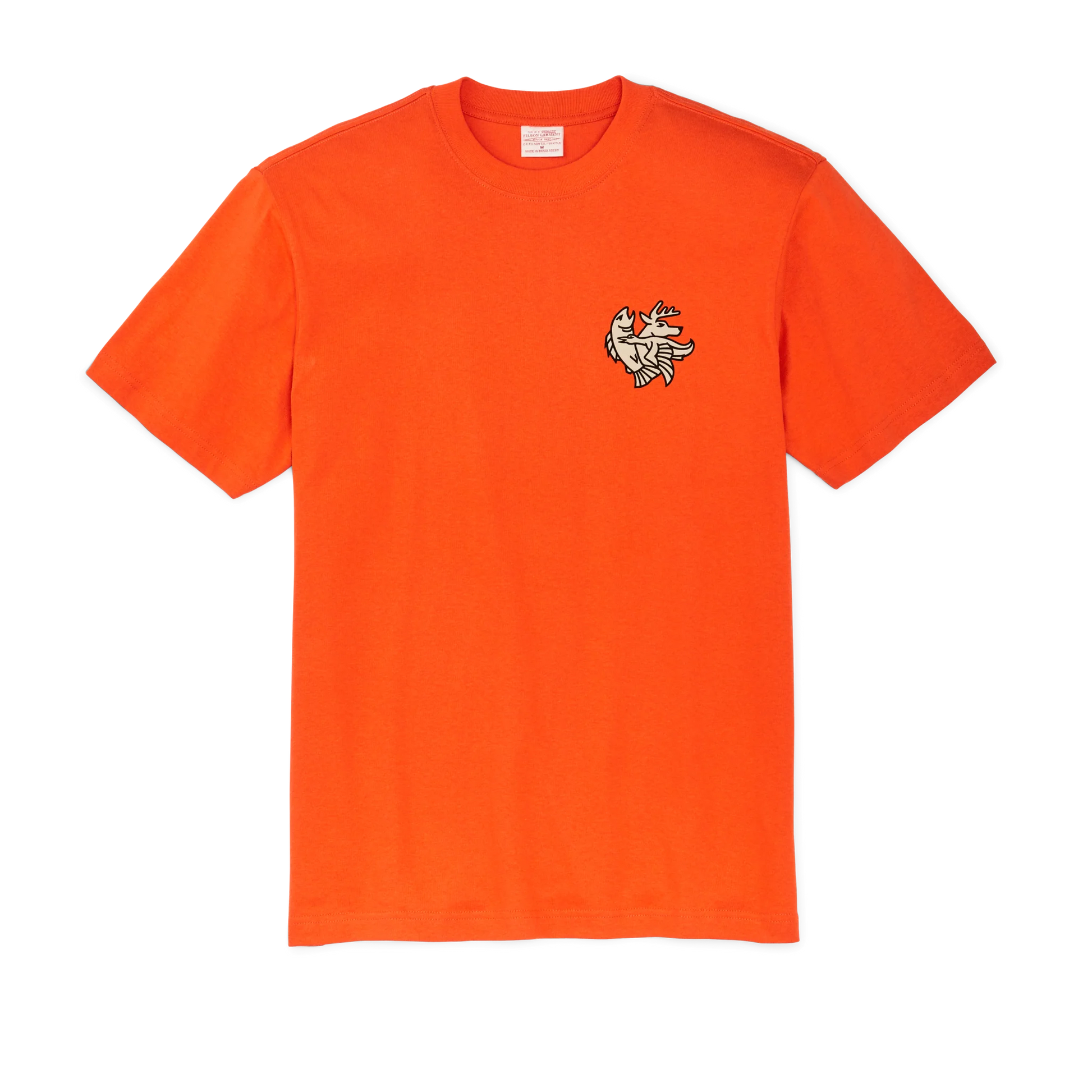 FILSON S/S FRONTIER GRAPHIC T-SHIRT - FLAME/ART DECO SPORTSMAN