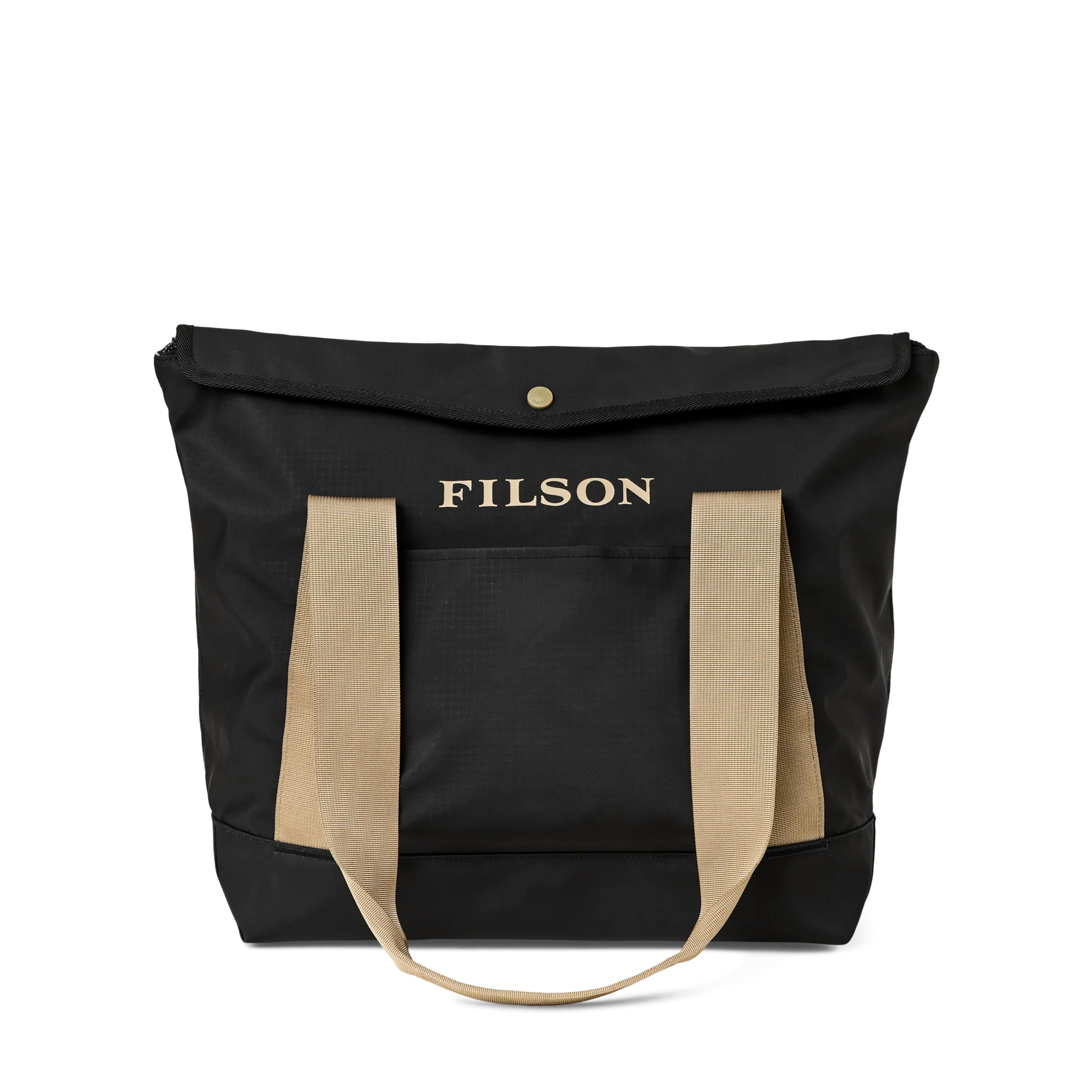FILSON ALL-WEATHER TOTE BAG - BLACK/COVERT