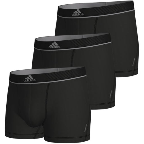 Adidas กางเกงชั้นในขาสั้นสีดำ AMFE - 3PK TRUNK - BLACK