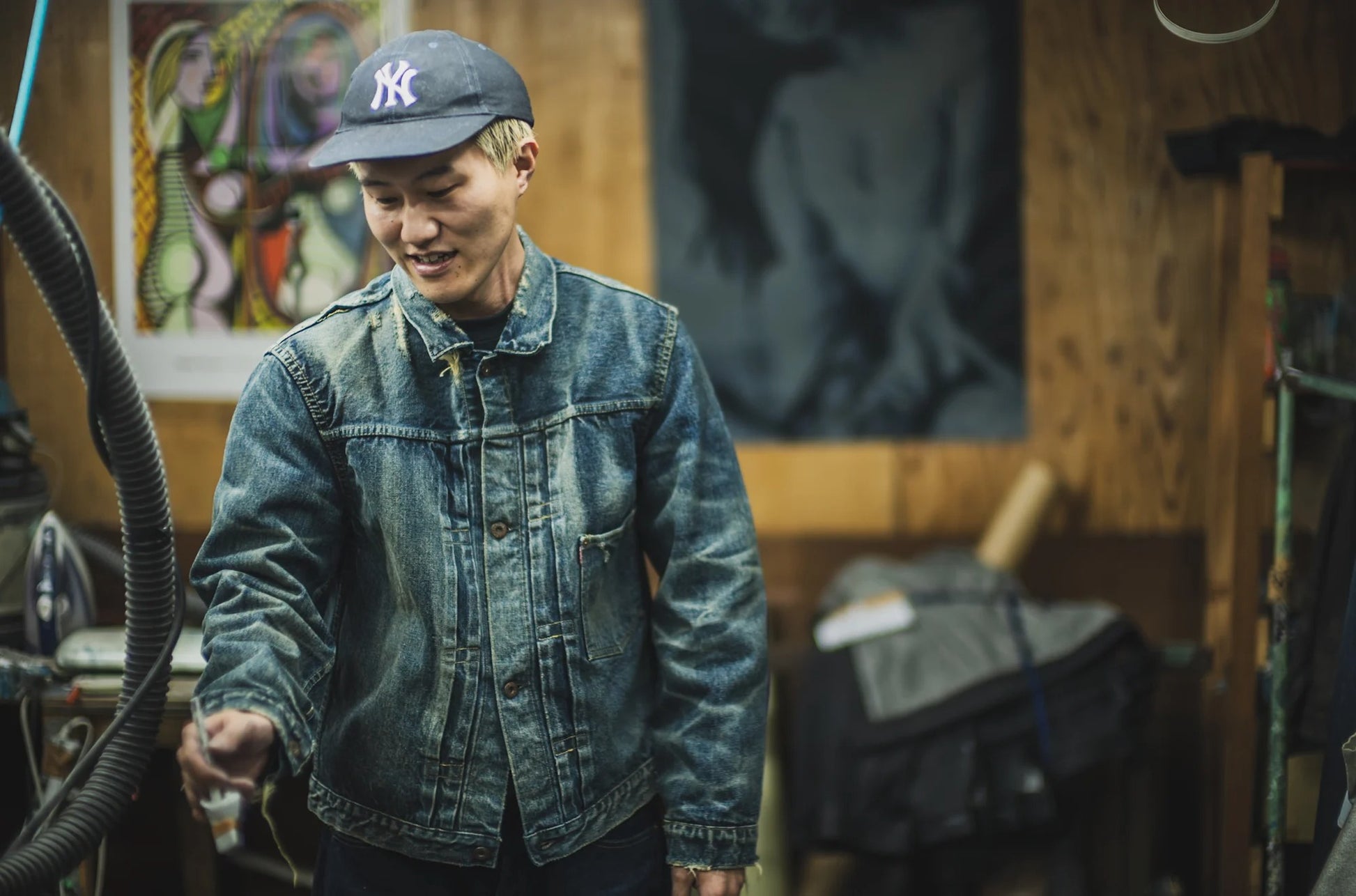 TCB JEANS FADED S40S JACKET - INDIGO