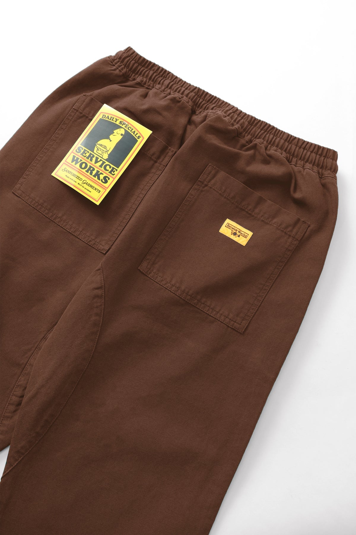 Service Works Canvas Chef Pant — Brown — view 6