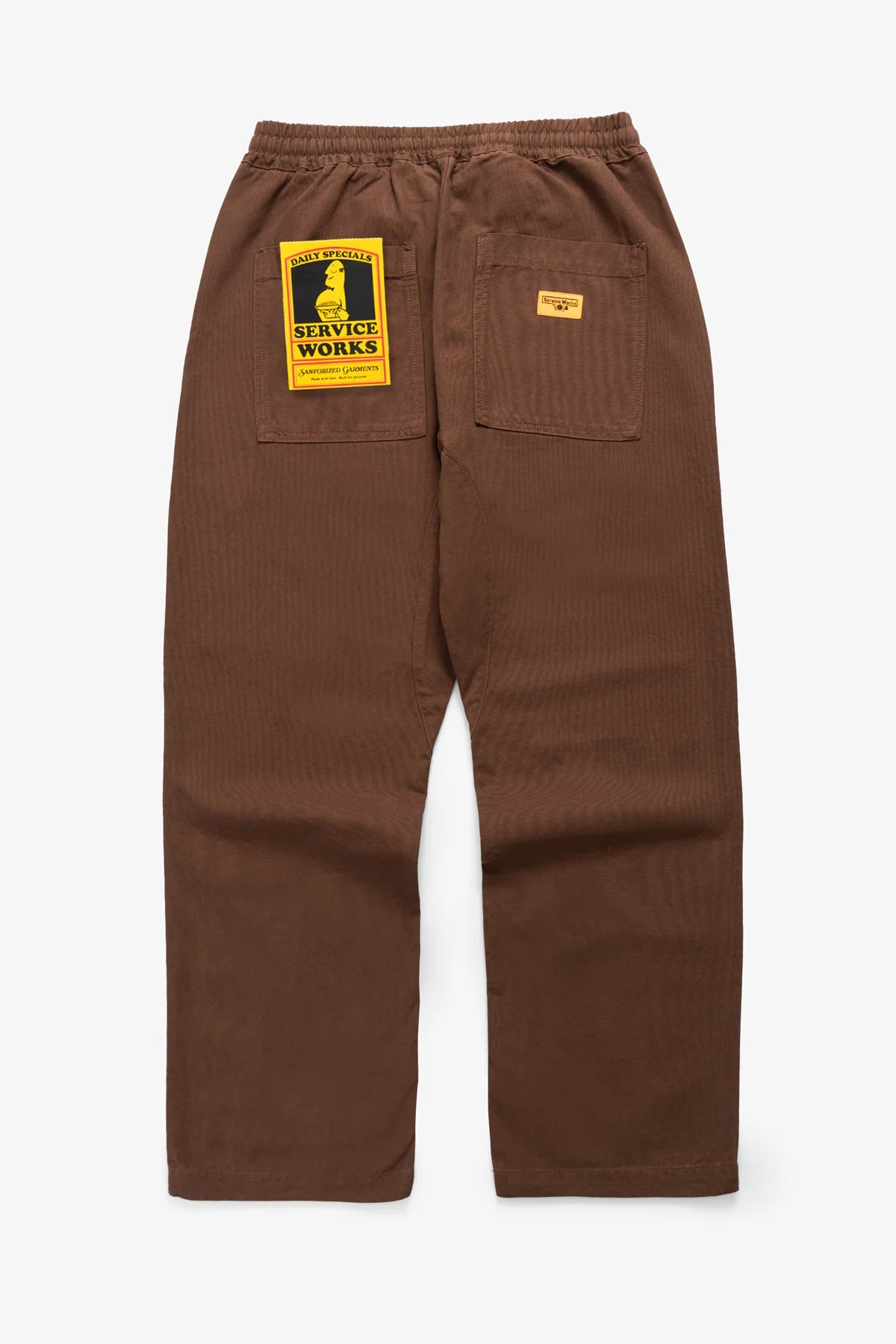 Service Works Canvas Chef Pant — Brown — view 3