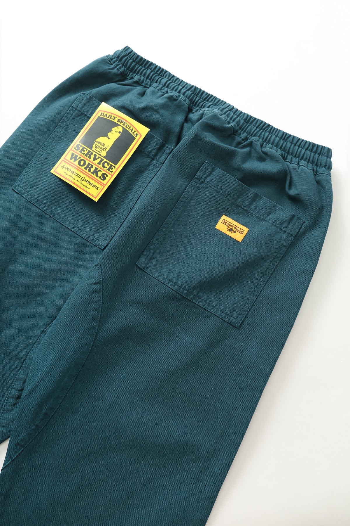 Service Works Canvas Chef Pant — Petrol — view 4