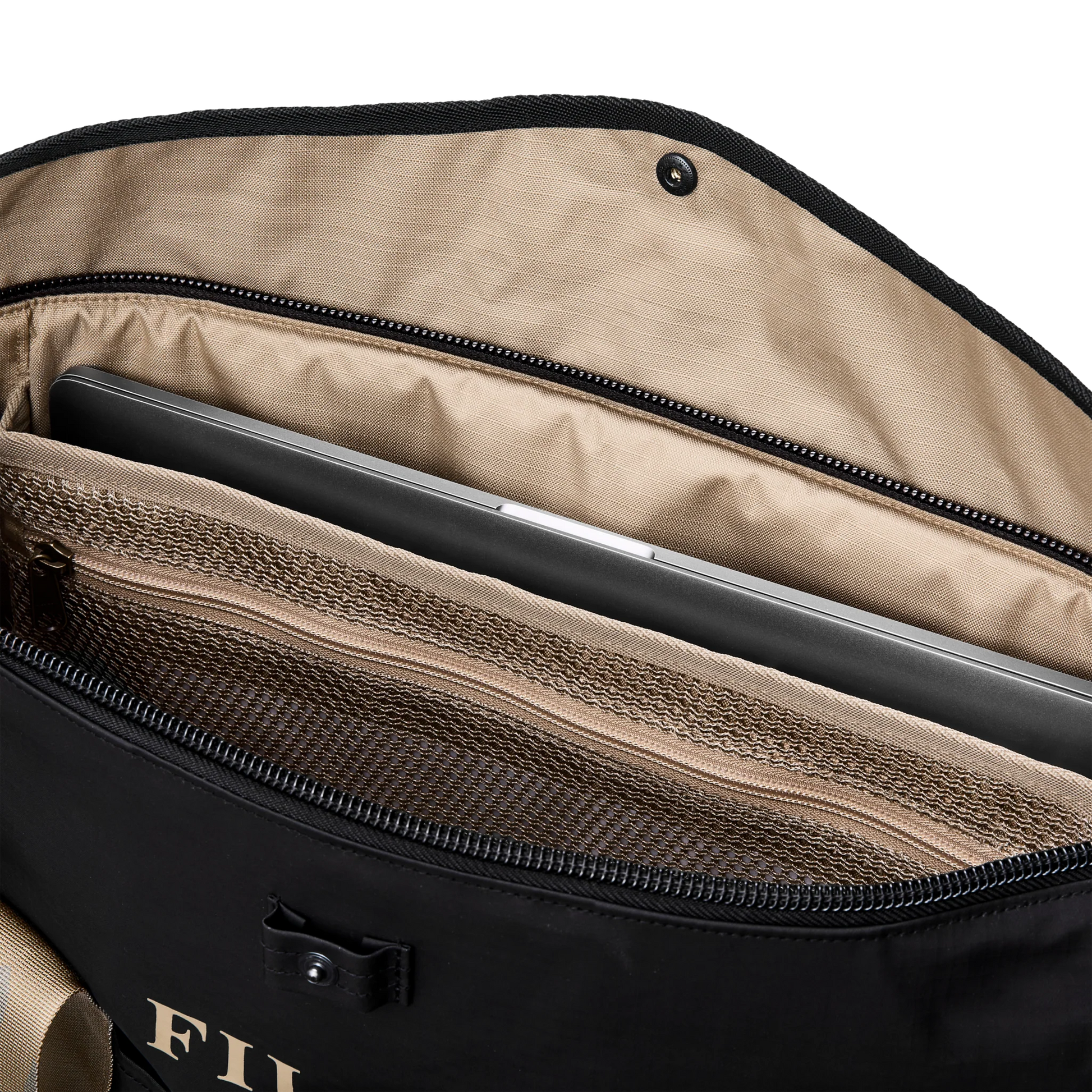FILSON ALL-WEATHER TOTE BAG - BLACK/COVERT
