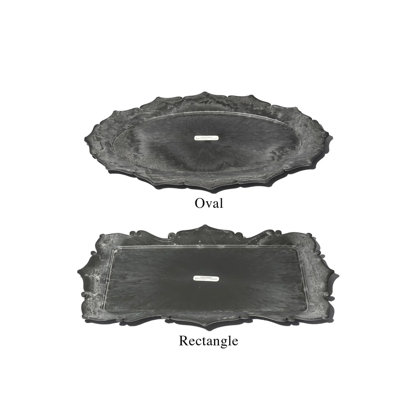 Puebco Decoration Tray Circle_wave — No Color — view 4