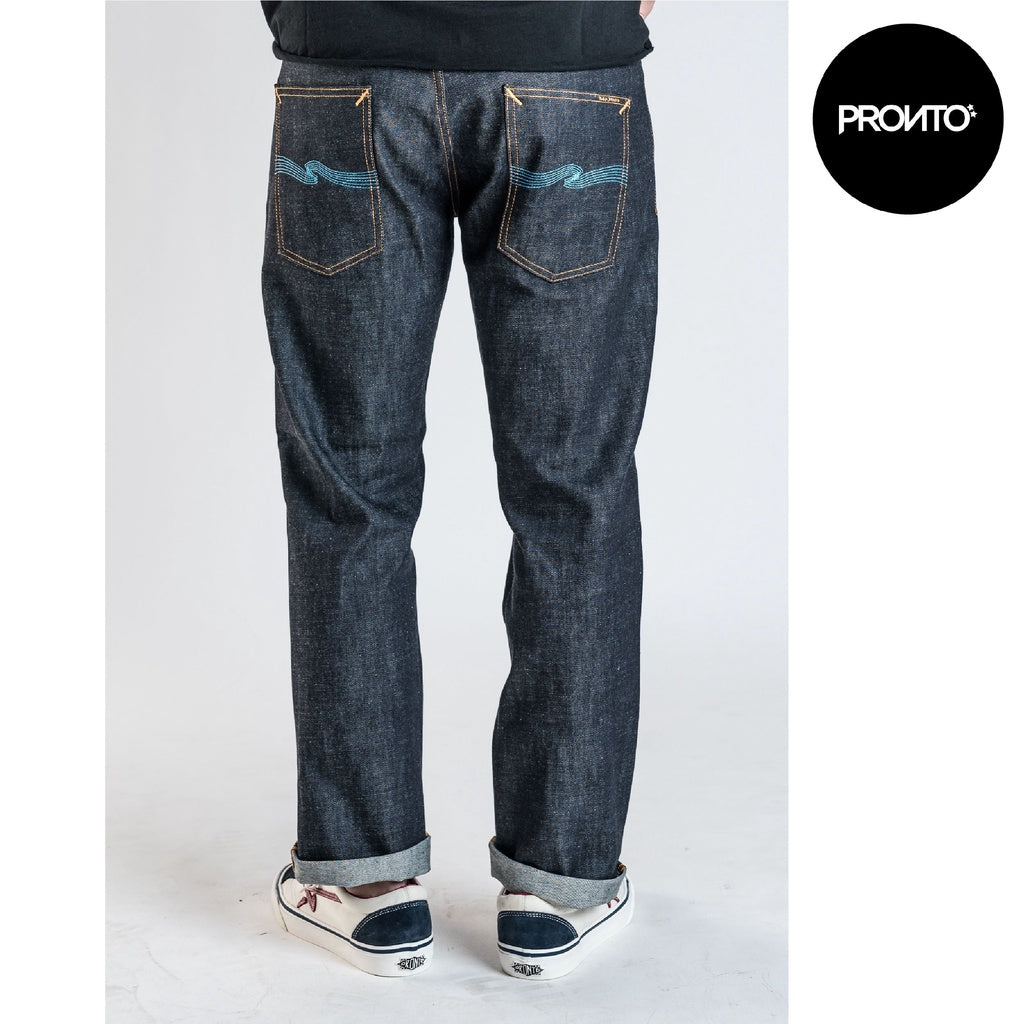 NUDIE THIN FINN - DRY BLUE LAYERS