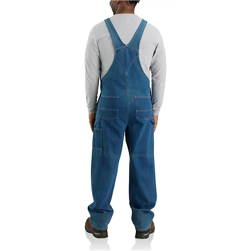 CARHARTT LOOSE FIT DENIM BIB OVERALL - DARKSTONE