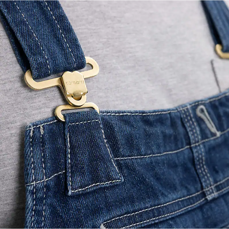 CARHARTT LOOSE FIT DENIM BIB OVERALL - DARKSTONE
