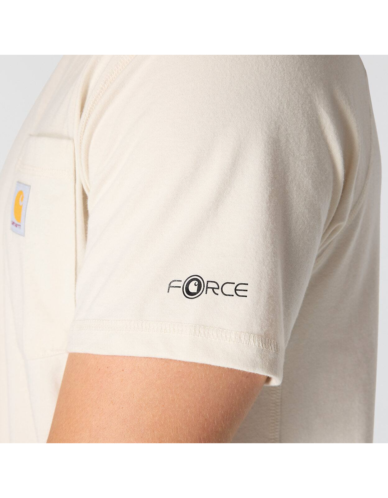 CARHARTT FORCE RLX-FT MW S/S POCKET T-SHIRT - MALT