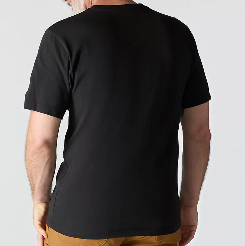 CARHARTT LOOSE FIT HEAVYWEIGHT SHORT-SLEEVE POCKET TEE - BLACK