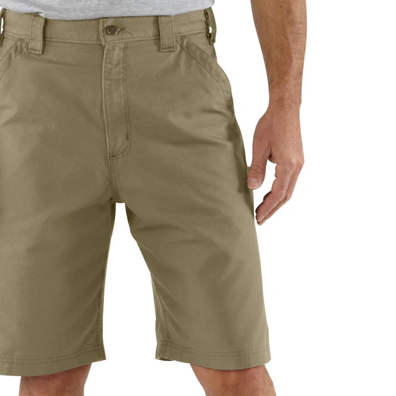 CARHARTT LSE-FT CANVAS UTILITY WORK SHORT - DARK KHAKI