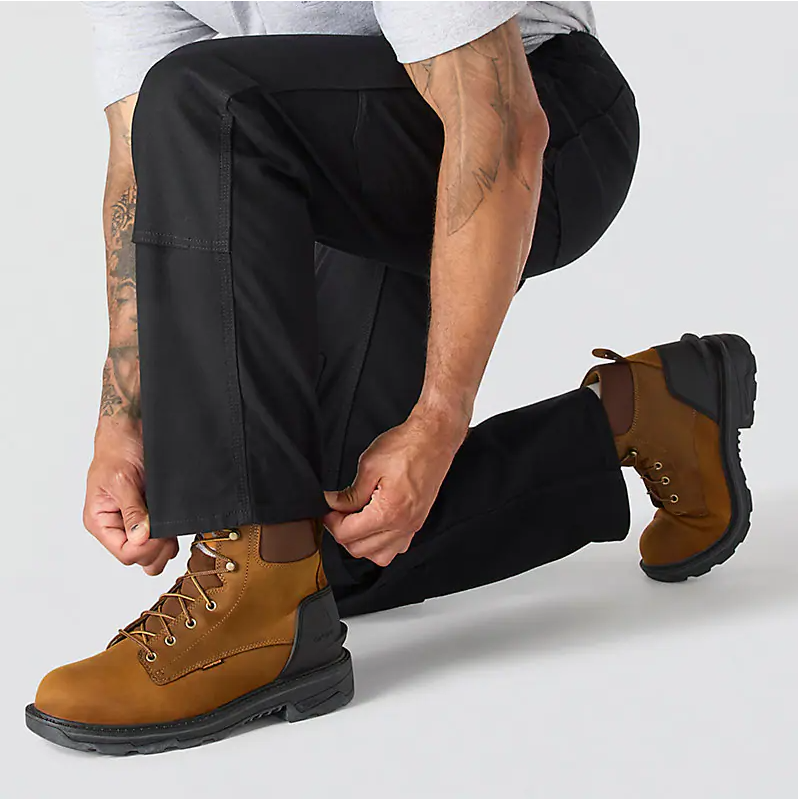 CARHARTT RUGGED FLEX RLX-FT DUCK UTILITY DOUBLE-KNEE WORK PANT - BLACK