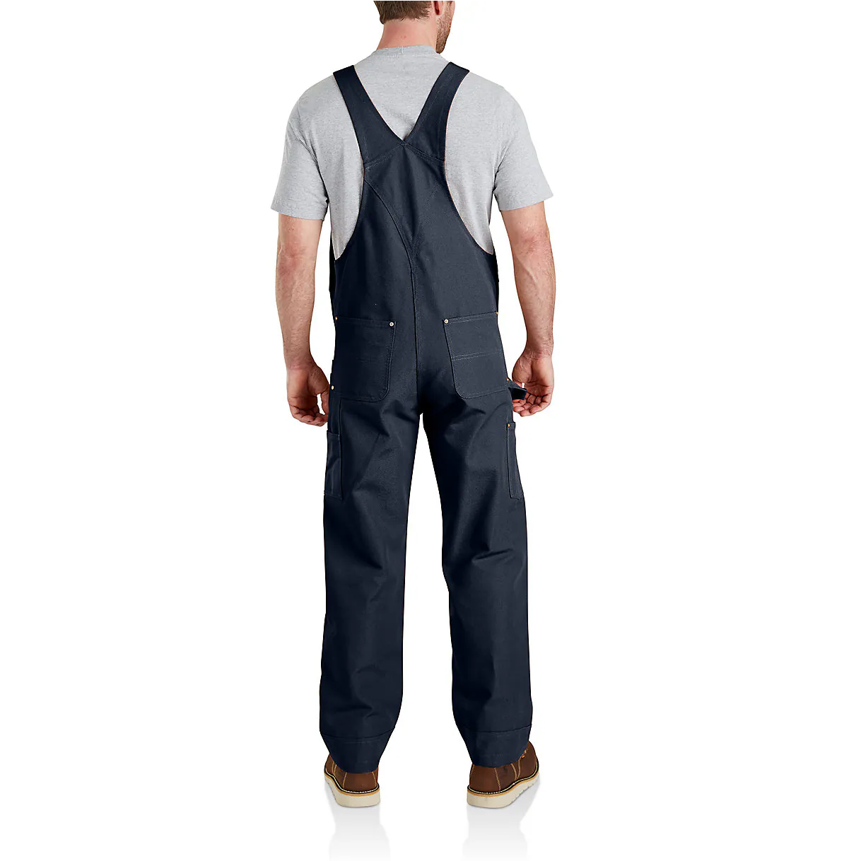 CARHARTT RELAXED FIT DUCK BIB OVERALL - NAVY