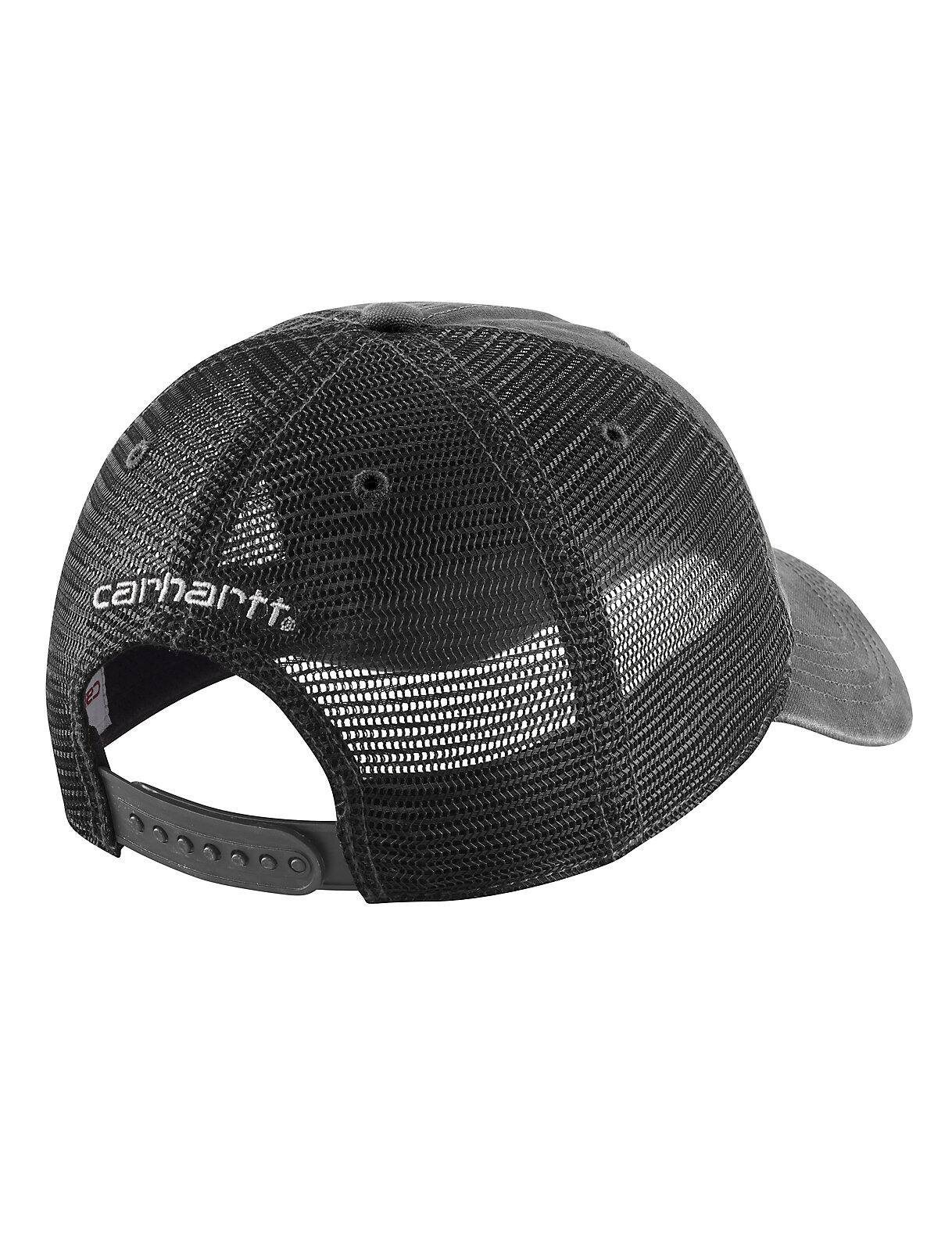 CARHARTT CANVAS MESH-BACK CAP - BLACK