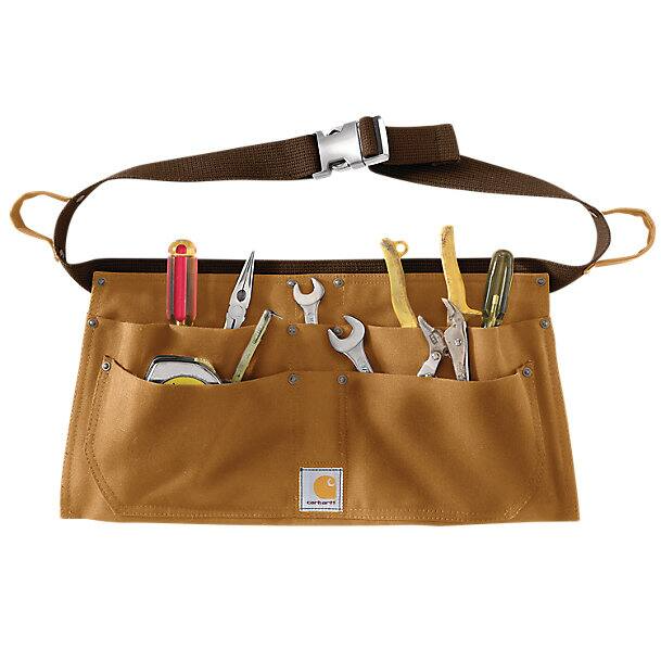 CARHARTT FIRM DUCK HALF APRON - CARHARTT BROWN