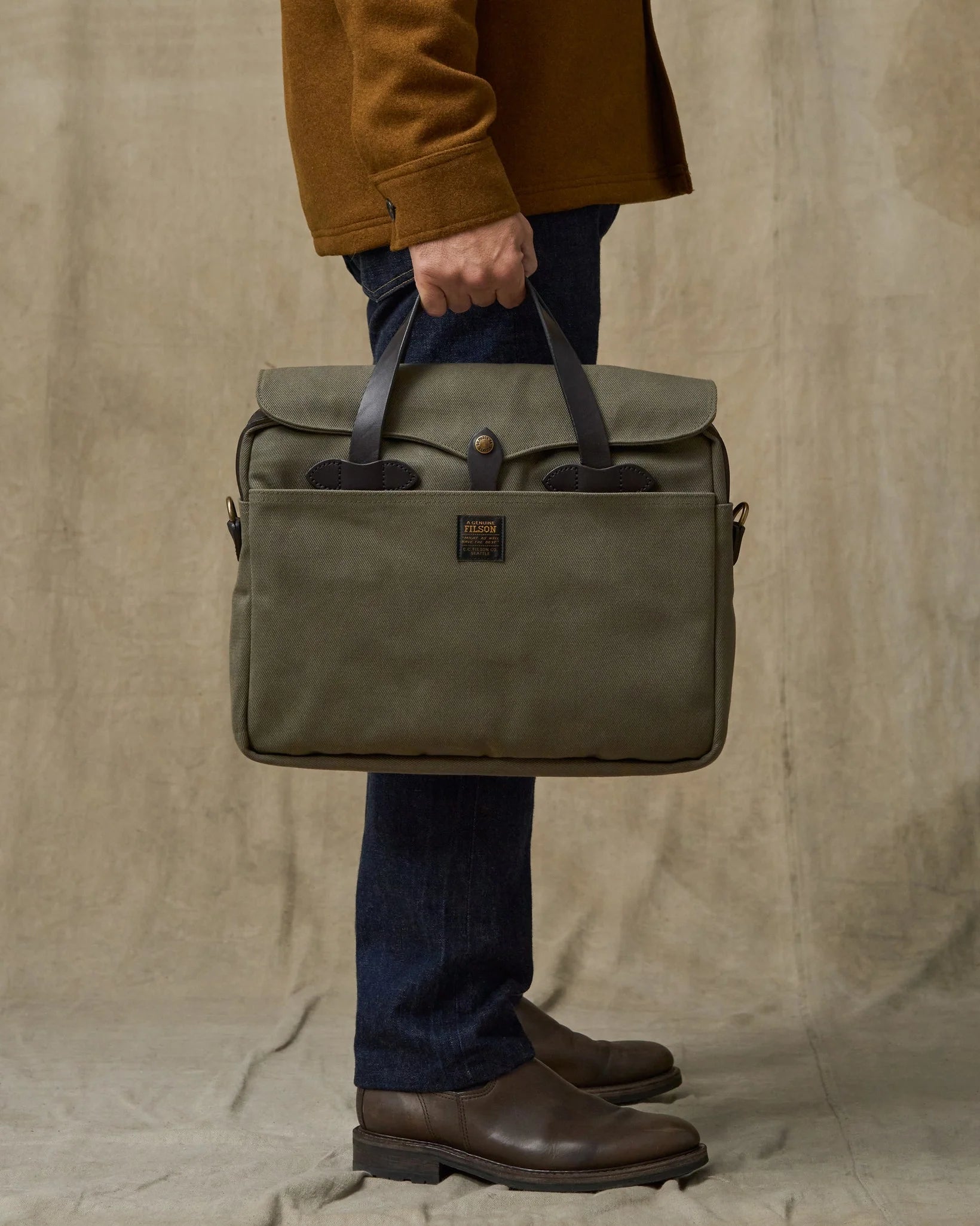 FILSON ORIGINAL BRIEFCASE - OTTER GREEN