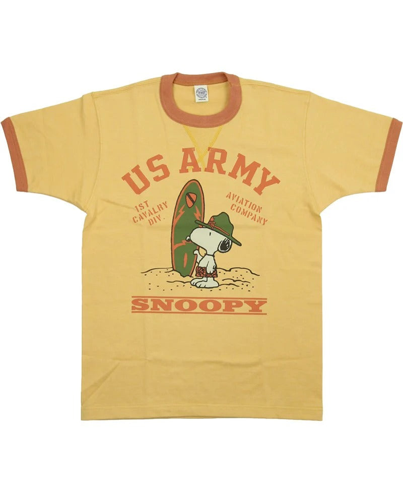 Toys McCoy Peanuts Tee Snoopy U S Army — Yellow — front view