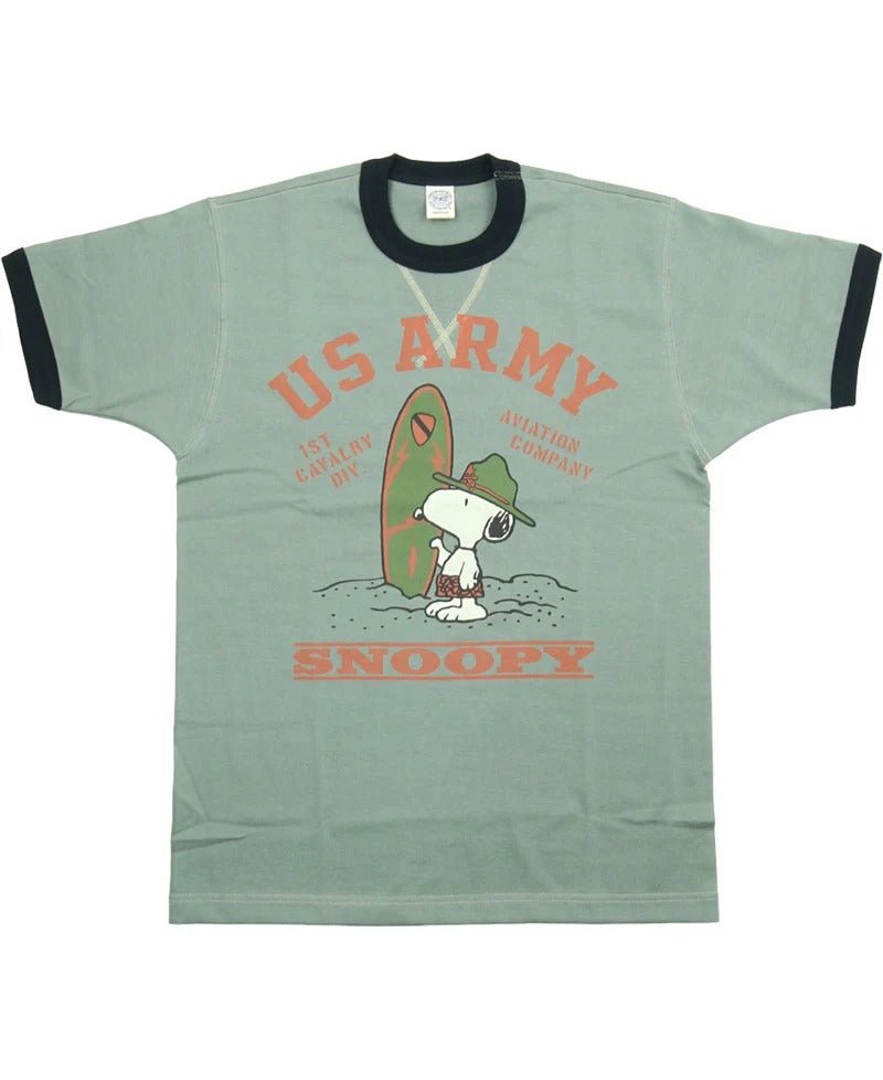 Toys McCoy Peanuts Tee Snoopy U S Army — Green — front view